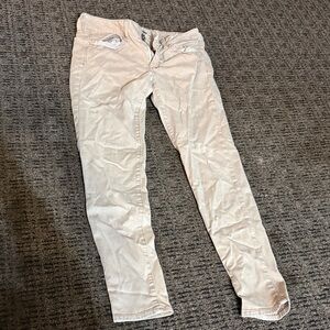 American Eagle Outfitters Women's Beige Skinny Jeans